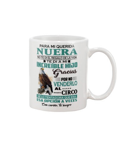 Daughter In Law Mug- daughter inlaw circus father spanish lchv