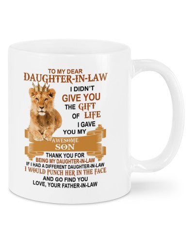 Daughter In Law Mug- mug daughteril find fatheril ddua htteh
