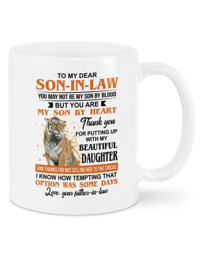 Son In Law Mug- mug sonil with fatheril daub htteh