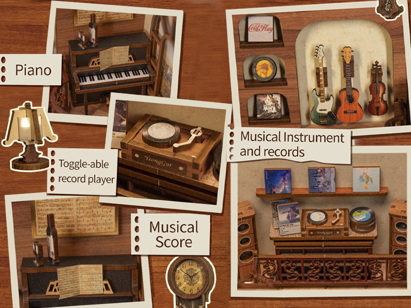 The Secret Rhythm | CUTEBEE DIY Book Nook Kit