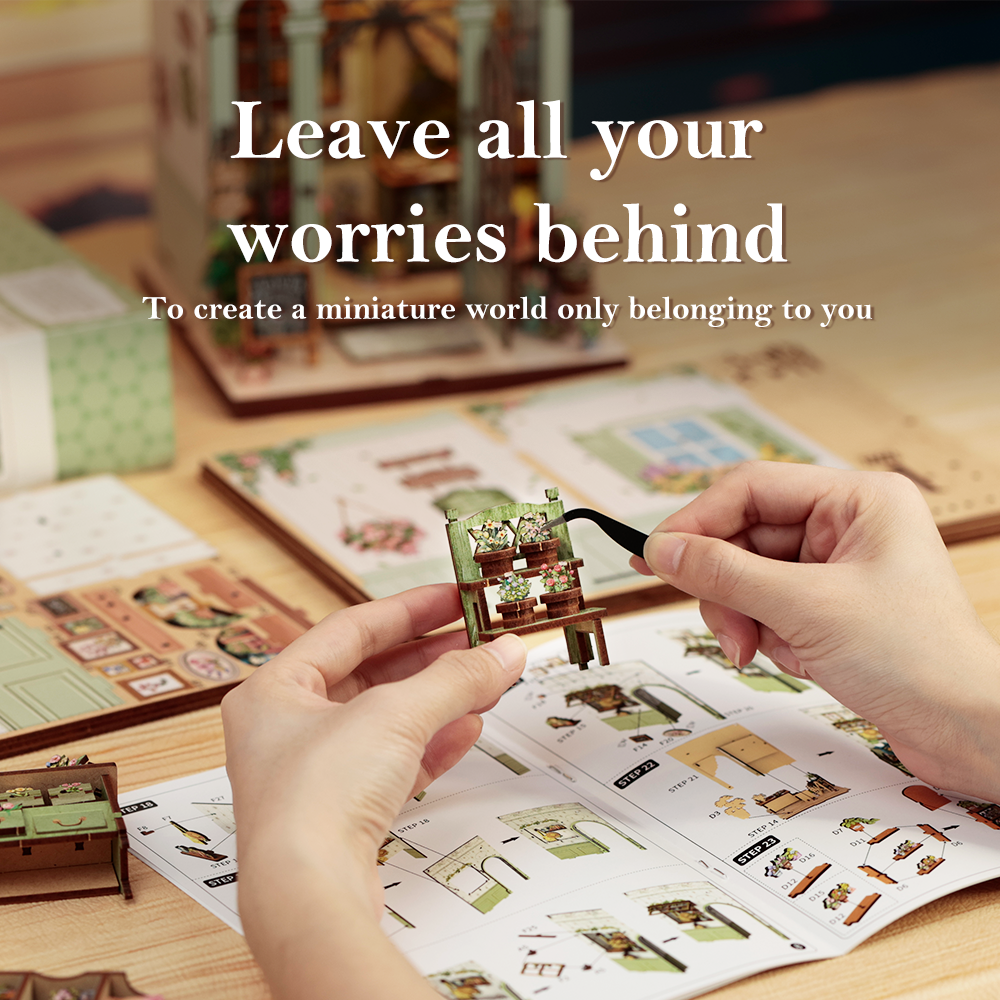 Champs-Élysées  Florist | CUTEBEE DIY Book Nook Kit |
