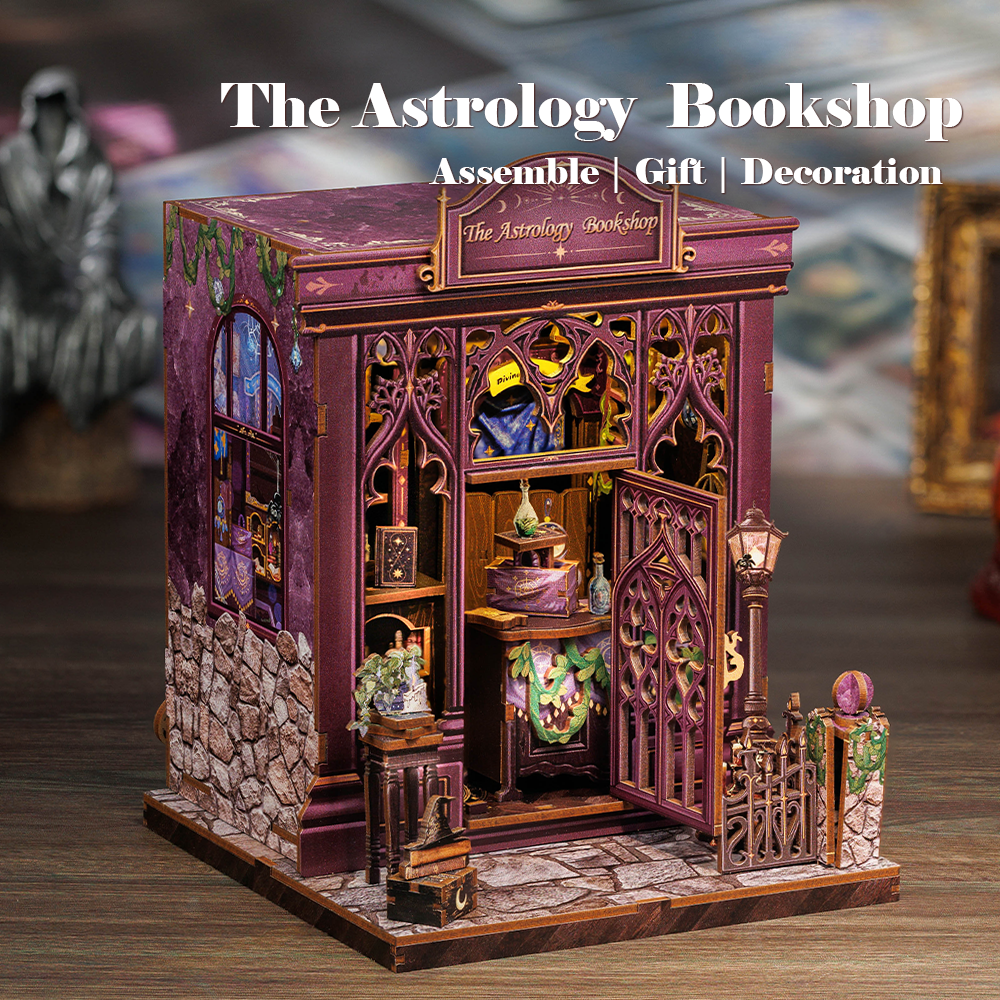 The Astrology  Bookshop | CUTEBEE DIY Book Nook Kit |
