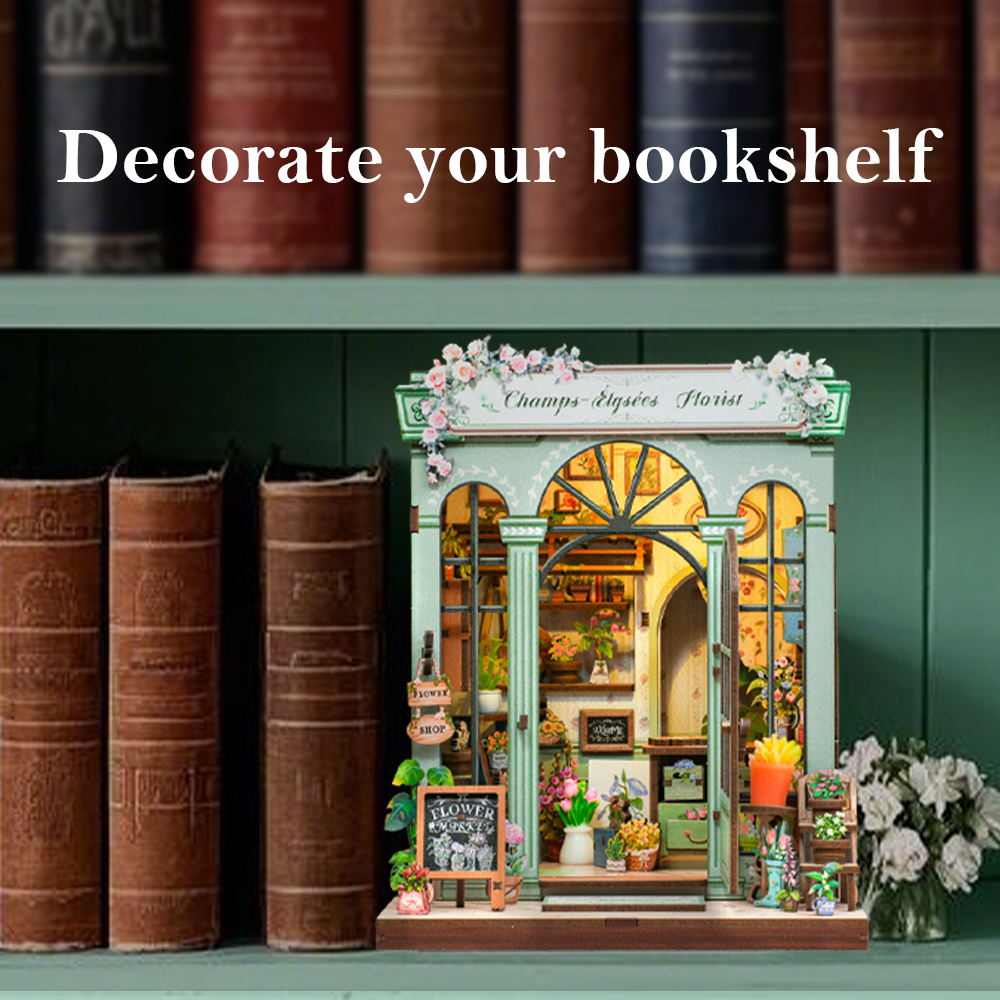 Champs-Élysées  Florist | CUTEBEE DIY Book Nook Kit |